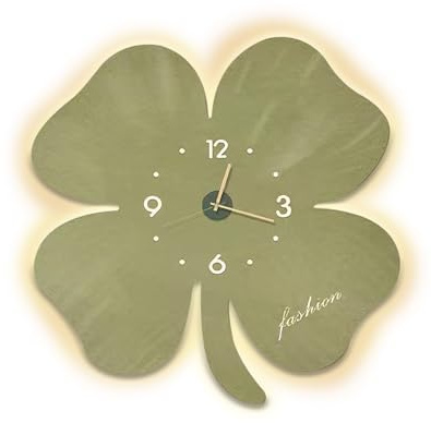 Ergocar Orologio Da Parete, Orologio Da Parete Decorativo Artistico a Led, Orologio Moderno Da Appendere a Fiori, Adatto Per Soggiorno, Camera Da Letto, Studio, Ufficio