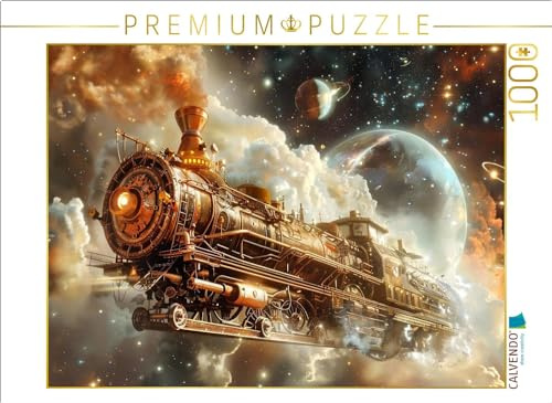 Puzzle · EIN Motiv aus dem Kalender Steampunk im Weltall | Der Dampfdrache: Ein Raumschiff mit schuppiger Kupferhaut und einem… · 1000 Teile · Lege-Größe 64 × 48 cm · CALVENDO Puzzle