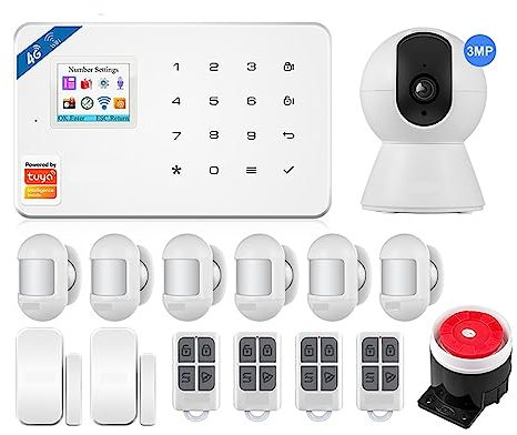 GSM 4G WIFI Security Protection APP Smart Home Alarms Anti Theft Security Alarm System Home Package 6 Languages