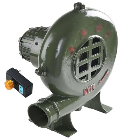 220V Soffiatore Elettrico Per Forgia Da Fabbro A Velocità Variabile, Soffiatore Per Barbecue Elettrico Con Governatore, Per Campeggio/Picnic/Attività All'aperto Out Ventilatore Per Barbecue(250W)