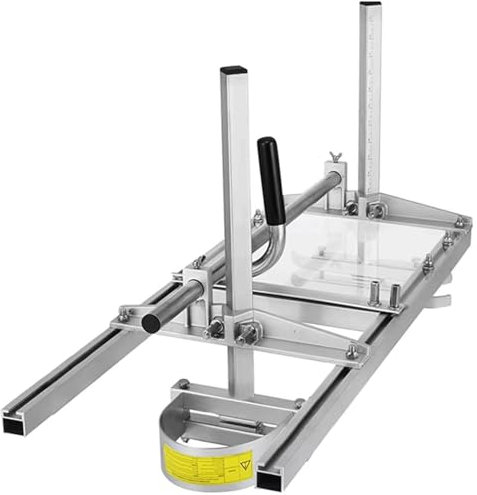 IEOWY Fraiseuse à tronçonneuse, fraiseuse à tronçonneuse 202436 fraiseuse à Planches avec échelle - épaisseur réglable, fraiseuse à Rails pour charpentiers (50 cm) (50 cm)