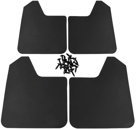 TVVXIO 4 Pezzi Paraspruzzi Auto, per Toyota Yaris 4 | GR | Cross | Hybride 2020-2023 2024 2025 Parafanghi Anteriori O Posteriori, Parafanghi Protettivi Schizzi Pneumatici,A Black