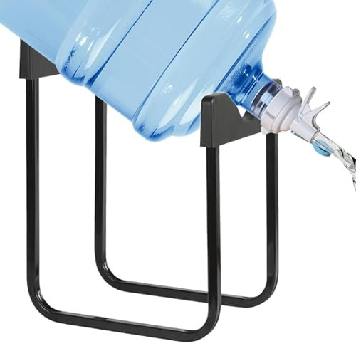 Servitore di distributore d'acqua per una bottiglia da 3-5 galloni-rack non di raffreddamento con beccuccio riutilizzabile | Compatibile con bocca di bottiglia non thread di diametro da 55 mm, ro
