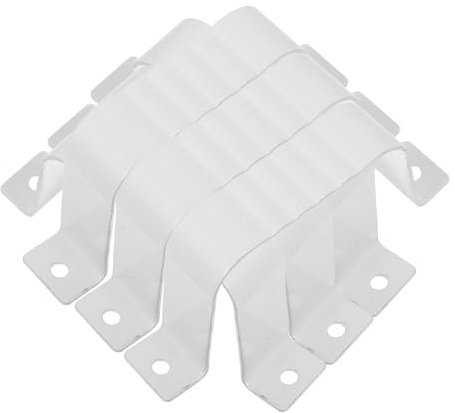 Hemobllo Adaptateur de Descente de Gouttière 60X80 MM Collier de Serrage pour Tuyau 6 Pièces Support Résistant à la Déformation Fixation pour Système de Gouttière Résidentielle et