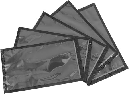 VALICLUD Borsa per Sigari Tascabile 5 Pezzi Custodia Portatile la Conservazione e Idratazione dei Sigari, Capacità Fino a 10 Sacchetti Sigillati, Materiale Plastico Resistente