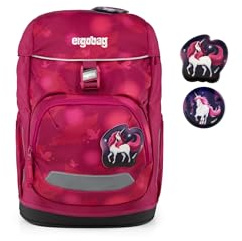 ergobag zaino scolastico flex Bearicorn - Bacche | Zaino ergonomico impermeabile per la scuola elementare da 23 litri, ideale per bambine e bambini e per l'uso quotidiano