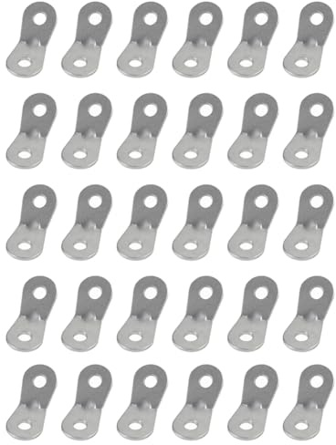 Bosiyrggrl 30 Stück Campingzelt-Seilbefestigung, Einsteller, Sonnenschutz, Seilspanner, Zeltzubehör, Seilspannstopper, Hakenring