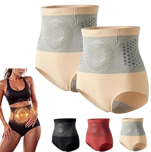 2026 Moringa & Berberine 4-in-1 Micro-Particle Sculpting & Fat-Burn Shorts, Thermogenic Fat Burning Sculpting Shorts, Shaping Shorts & Yoga Pants, Body Contouring Underwear (Nude*2, XXL)