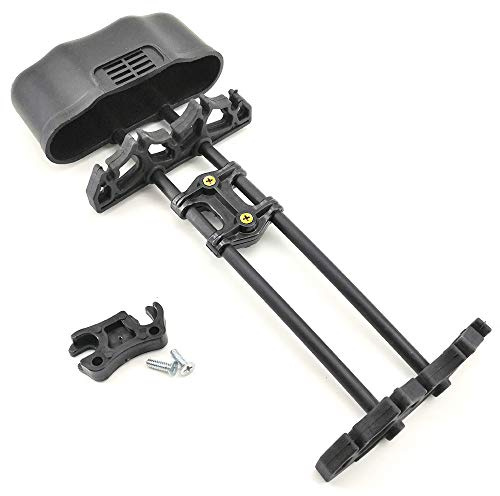 SHARROW Flecha Carcaj Aljaba Quick Release Arco Compuesto Flecha Sostenedor Titular 5-Flecha Quiver para Tiro con Arco y Caza (Negro)