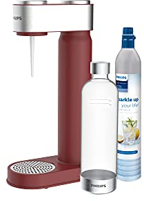 Philips GoZero ADD4902RD/10 Machine à Soda, Sans BPA, 1 l, rouge