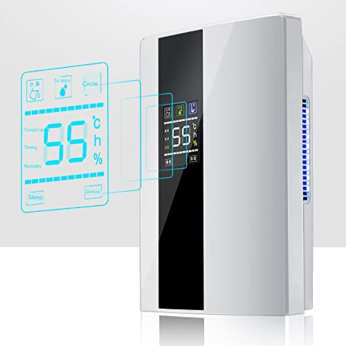 awallow DéShumidificateur Intelligent à Distance 2200Ml, Purificateur d'air avec Tuyau de Vidange I Affichage NuméRique de L'Humidité I DéGivrage I Minuterie 24H I ArrêT Automatique