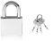 Lucchetto resistente con chiavi, lucchetto resistente alle intemperie, per esterni, per magazzino, garage, giardino, capannone, 40 mm