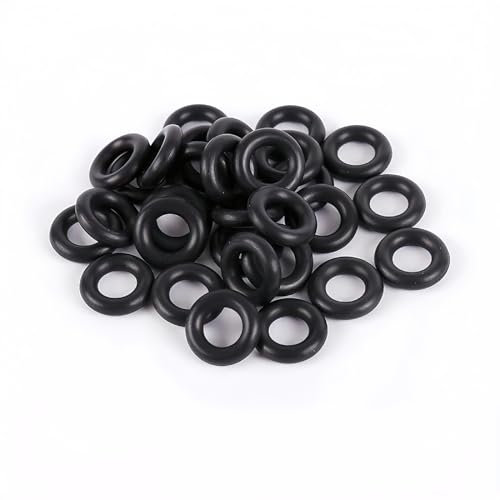 „Boxonly Nitrilkautschuk-O-Ringe, 30 mm Außendurchmesser, 25 mm Innendurchmesser, 2,5 mm Breite, metrische Dichtungsscheibe, runde O-Ring-Dichtung, O-Ringe, Dichtungstüllen, 50 Stück