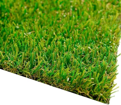 Mugar- Césped Artificial Modelo Venezia -Espeso y Agradable al Tacto- Césped Decorativo y Funcional- Disponible en Alturas de 20, 30 y 40 milímetros (20 mm -18600 puntadas, 2 x 4 metros)
