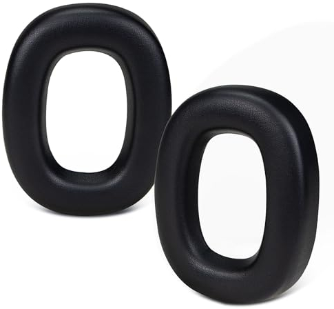 SINOWO Ersatz-Ohrpolster für Bowers & Wilkins PX8/PX7 S2 kabellose Kopfhörer mit Geräuschunterdrückung (nicht passend für PX7), Ohrpolster mit Geräuschisolierung, Memory-Schaum, weiches Protein-Leder,