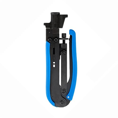 Pinza a crimpare connettore F Strumento di compressione coassiale Cavo coassiale Morsetto for pressa a freddo RG59 RG6 Strumento for piegare TV via cavo