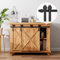 AONAYIOA 4FT/122CM Kabinett Mini Schiebetür Hardware-Kit, schiebetürbeschlag,schiebetür komplettset,Schiebegeräuschlos,für Eintürige TV-Ständer, Kleiner Kleiderschrank (Keine Schranktür)