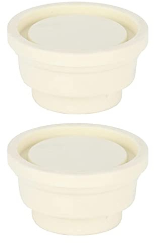 Swimming Pool Step Bumper - Pool Ladder Bumper 2 Pieces | Rubber Cap For Pool Ladder | Replacement Parts For Pool Ladder | White Rubber Caps | Supplies