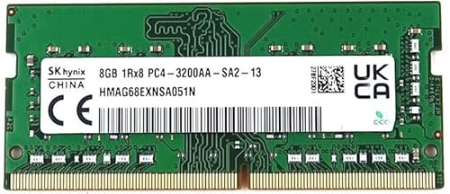 SK Hynix Arbeitsspeicher 8GB SODIMM DDR4 3200MHz PC4 1Rx8 HMAG68EXNSA051N