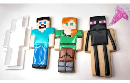 Gaming Character Cookie Cutters Set Off 6