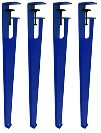F-shaped Clamp Table Legs - Adjustable Metal Support for DIY Dining, Desk, or Bar Use. No Punching Design Protects Desktops. Includes Floor Protectors (2 pcs).