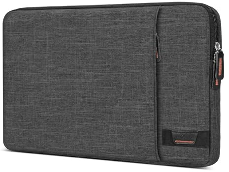 Losong Portable Monitor Case 17.3 Inch,Protective Padded Sleeve Compatible with Arzora Uperfect AOC KYY Portable Monitor,Travel Bag with 2 Accessory Pocket,Size-,Black