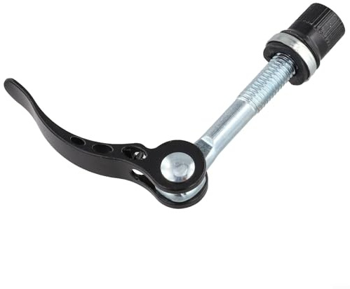 Quick Release SeatPost Clamp Skewer Bolt M6x45mm Bicycle Bike Scooter Replacement Part for Easy Height Adjustment without Tools Lightweight Aluminium (m6x55mm black)