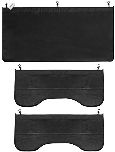 Rupse Protection Aile Voiture Automobile Couverture Magnétique étanche avec Crochets Mécanicien Tapis de Protection Aile Fender de Voiture Lot de 3 Pièce