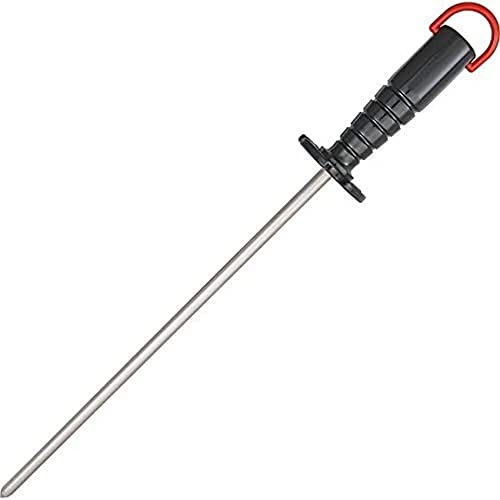 DMT Diamond Steel™ Diamant Schleifstab 14 Fein | Messerschärfer in Profiqualität | 35cm Wetzstahl für Messer und Werkzeuge | Made in USA | DS4F