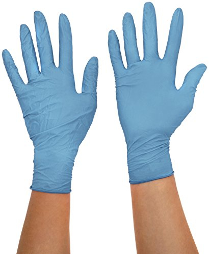 Gloveman Blue Vinyl Powder Free Gloves Large 100 pcs Large