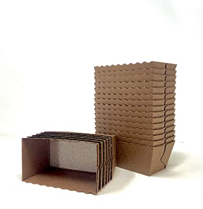 Bakery Direct 50 Chocolate Brown Disposable Mini Loaf/Cake Moulds