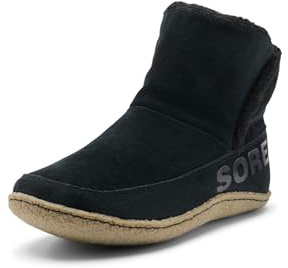 SOREL Women's Nakiska Bootie - Black, Sage - 7