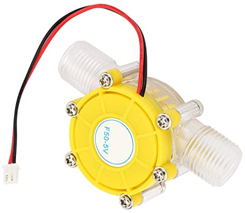 Wasserturbinengenerator, 12V DC Wassergenerator Micro-Hydro-Wasserpumpe Hocheffizienter Wasserkraft-Energiegenerator Wasser Aufladen Tool DIY Kit(F50 5V)