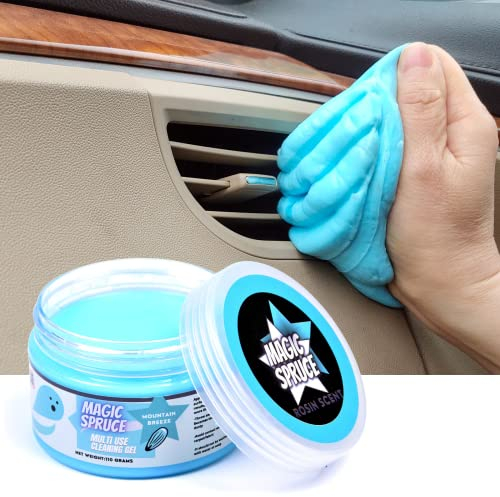 ToysButty Car Cleaning Gel Kit for Interior, Non Water Car Detailing Putty, Scented Car Dashboard Cleaner, Car Cleaning Products, Car Accessories for Men Women,Reusable PC Laptop, Keyboard Cleaner