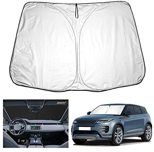 YEE PIN Evoque L551 Parasol para coche compatible con Land Rover Range Rover Evoque 2012-2022 2023 2024, plegable, protección solar para coche, protección contra el polvo UV