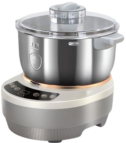 Dough Maker with Ferment Function, 5L/7L Stainless Steel Mixer - Non-Stick, Dough Kneading Machine with Timing Panel & Proofer, for Home Baking
