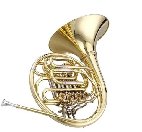 Anfänger Waldhorn Musikinstrumente Bb Ton Französisches Doppelhorn Messing