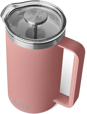 YETI Rambler French Press, Sandstone Pink, 34 oz (1005 ml)