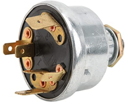 Interruttore di Accensione per Trattore 35670 con 2 Chiavi, Ricambio Universale Resistente 'Acqua per Macchinari Agricoli, Design Multivelocità per Avvio Fluido