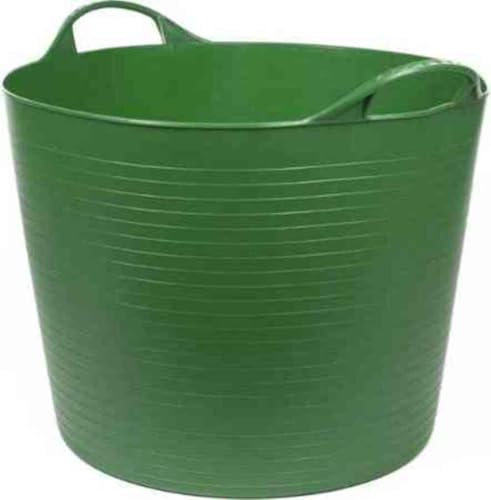 Synx Tools Cubo Flexible/Tina/Cubo para lechada Cubo Verde para jardín 42 litros