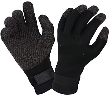 Tauchhandschuhe, 3 mm Neopren-Tauchhandschuhe, schnittfest, halten warm for Schnorcheln, Paddeln, Surfen, Kajakfahren, Kanufahren, Speerfischen, Wassersport zum Tauchen, Angeln, Schnorcheln, Surfen, P