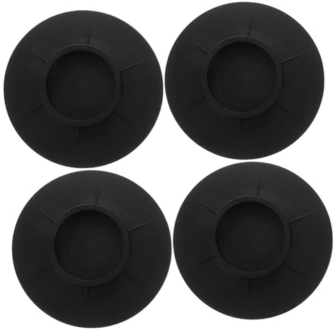Veemoon 4pcs Slip Mats for Washing Machine Rubber Non Skid Feet Pads Mat for Washer and Dryer Vibration Control Washer Dryer Vibration Pads
