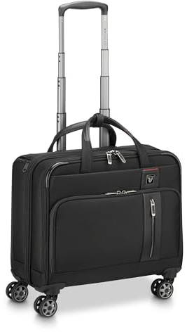 Roncato Cambridge Pc-Trolley mit 15,6 Laptopfach - 42x44x20 cm - Schwarz