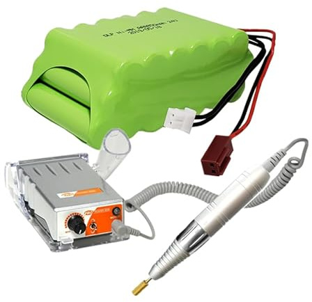 HUBATS Pro Power 20k Nail Drill Control Box Replacement Battery Ni-MH 24V 850mAh
