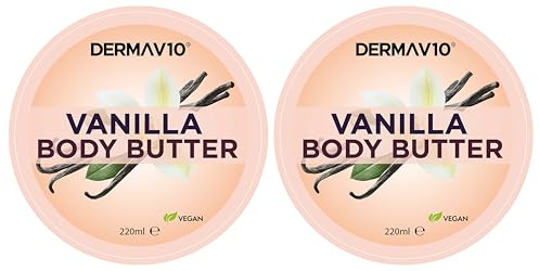 2x 220g Derma V10 Vanilla Body Butter – Bundled by GetInStyle Shop