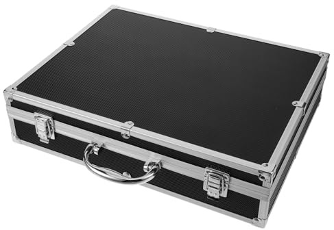 DECOMELODY Estuches para Micrófono De Mano Organizador Portátil con Asa Caja Dura Resistente para Almacenamiento y Transporte Seguro Eventos y Conciertos