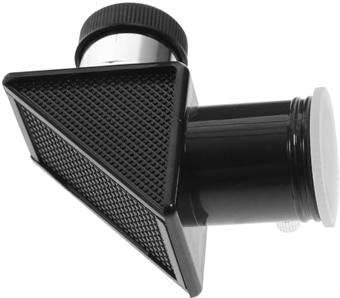Ipetboom Espejo Diagonal de 90° para Telescopio de 0.965 Pulgadas, Plástico y Vidrio, Imagen Correcta y Fácil de Instalar, Accesorio Adecuado para Ocular Astronómico Varios Estilos