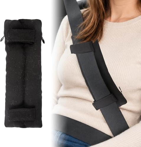 Seat Belt Pillow, Mastectomy Pillow, Seatbelt Shoulder Pad for Surgery | Seat Belt Cover for Chemo Port, Pacemaker & Bypass Recovery. Soft Pad Protects Chest after Hysterectomy
