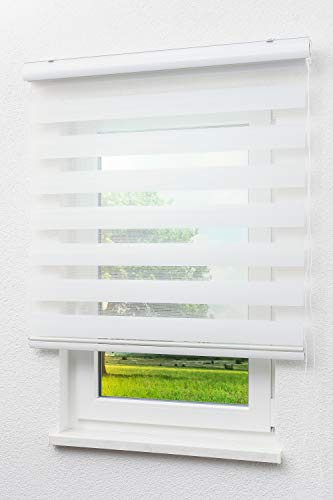 LYSEL - Qualitätsdoppelrollo weiß, (B x H) 210cm x 240cm in weiß