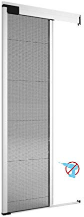 CT Zanzariera Plissettata PICOPLIS Maxi® Laterale, Rete plissè, Sistema Bettio con Movimento Brevettato Scenica, su Misura, 100% Made in Italy, Le Migliori zanzariere. (150, 240)